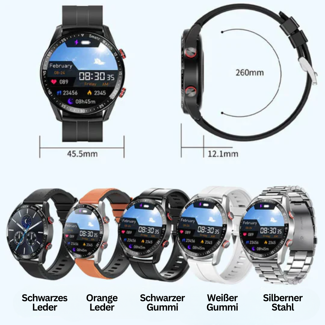 Brehn | Multifunktionale Smartwatch - HealthSync Pro