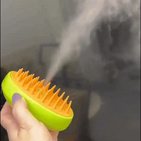 Katzenbürste mit Dampffunktion | Brehn