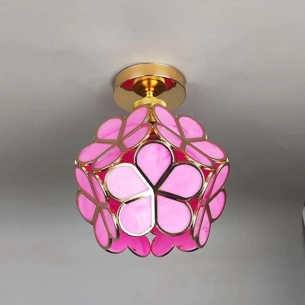 Brehn | Glaskugel Deckenlampe - FloraGlow