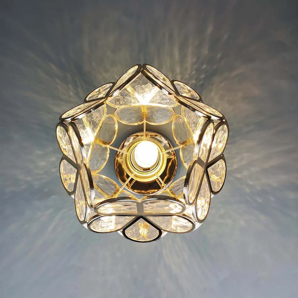 Brehn | Glaskugel Deckenlampe - FloraGlow