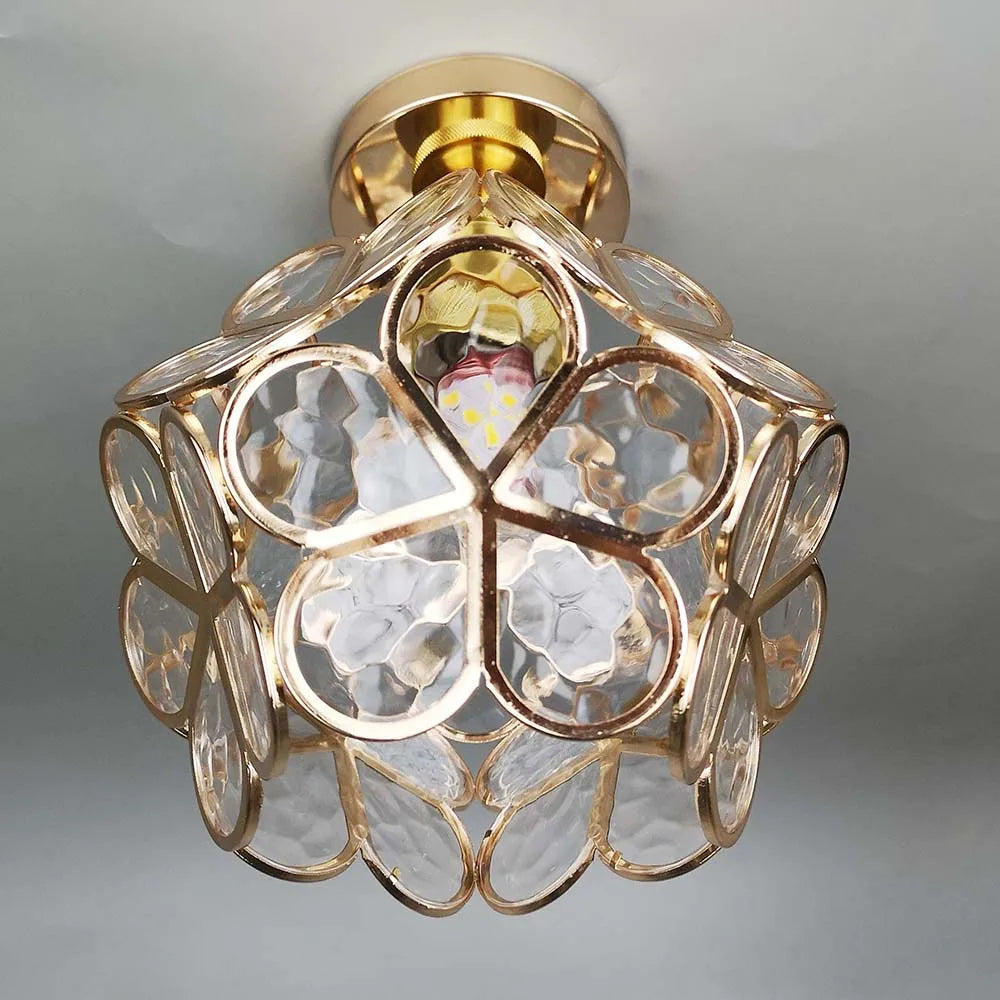 Brehn | Glaskugel Deckenlampe - FloraGlow