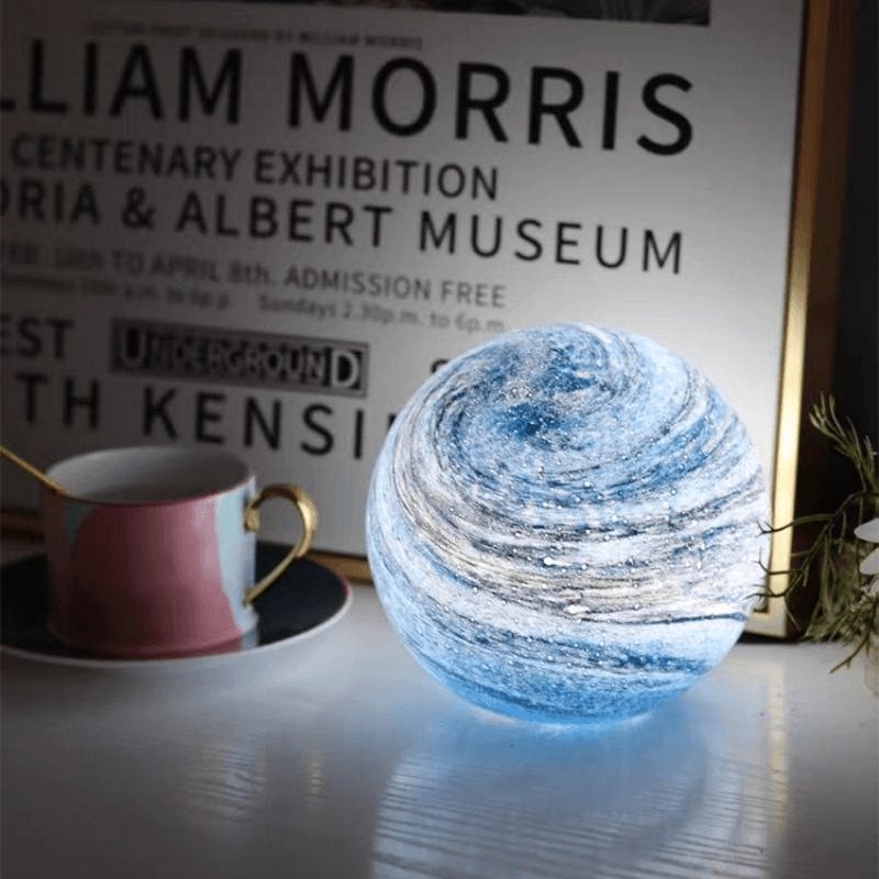 Glas Mondlampe Brehn