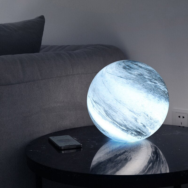 Glas Mondlampe Brehn