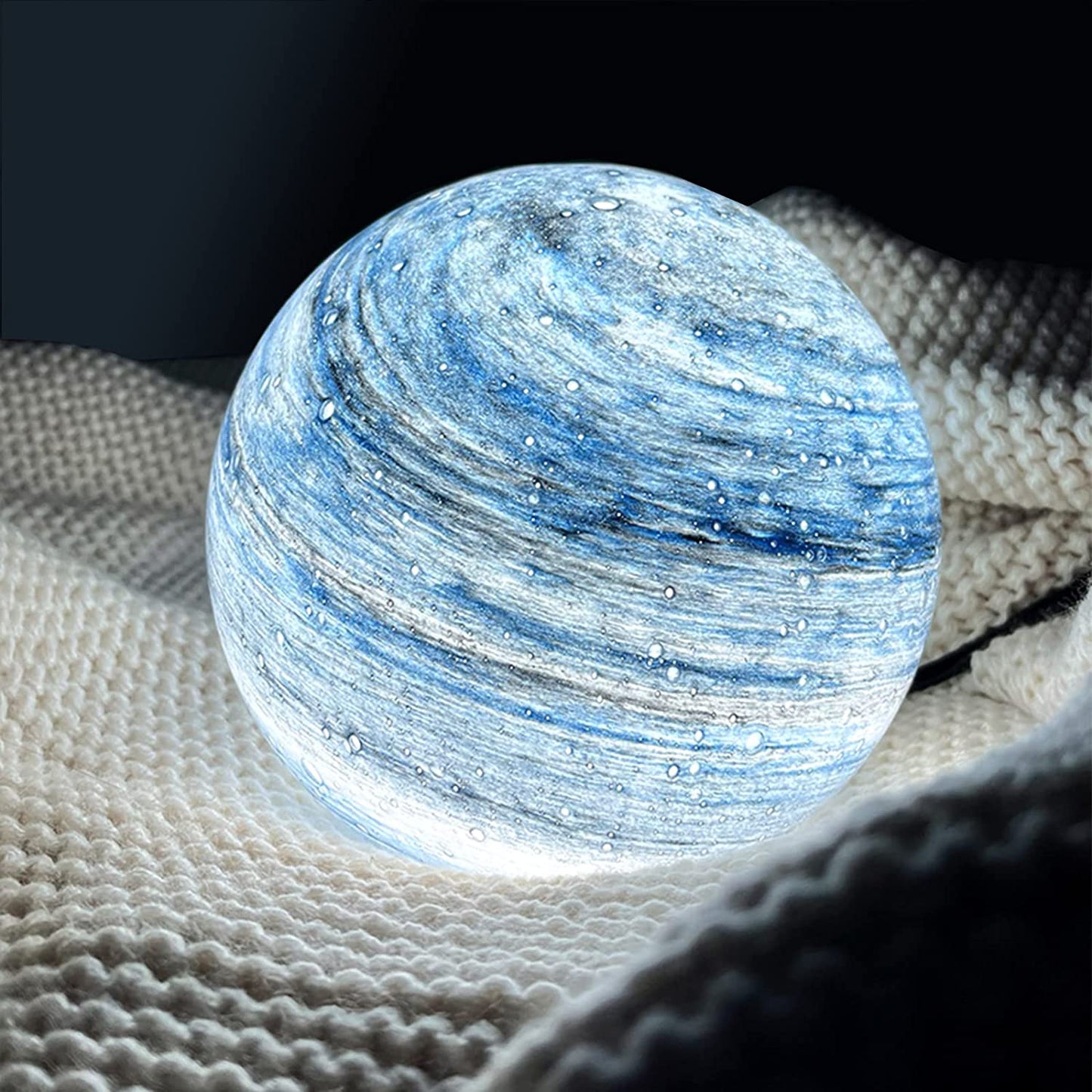 Glas Mondlampe Brehn