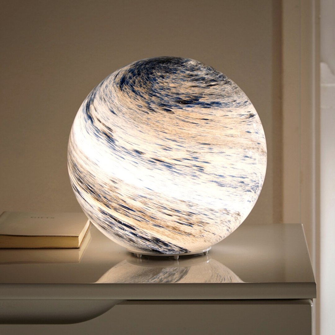 Glas Mondlampe Brehn