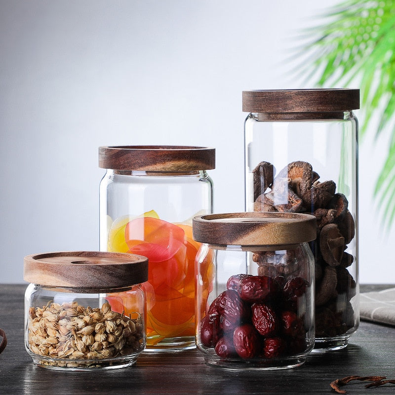 Glasversiegeltes Glas Kaffeebohnenspeicherbehälter Getreidespeicherbehälter Teeglas | Brehn