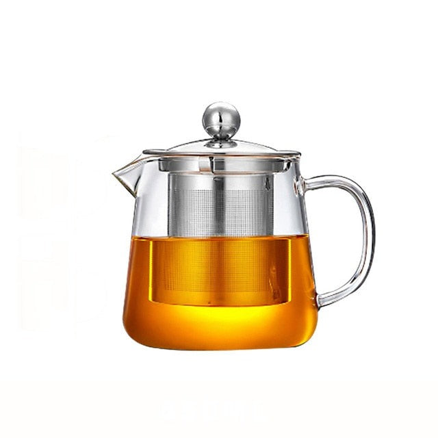 Glas Teekanne Holzgriff Teezeremonie Transparent Set Tasse | Brehn