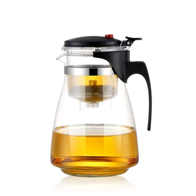 Glas Teekanne Holzgriff Teezeremonie Transparent Set Tasse | Brehn