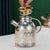Glas Wasserflaschen Bernsteinfarbe Zuhause Blumen Teekanne Kessel Thermoskanne | Brehn