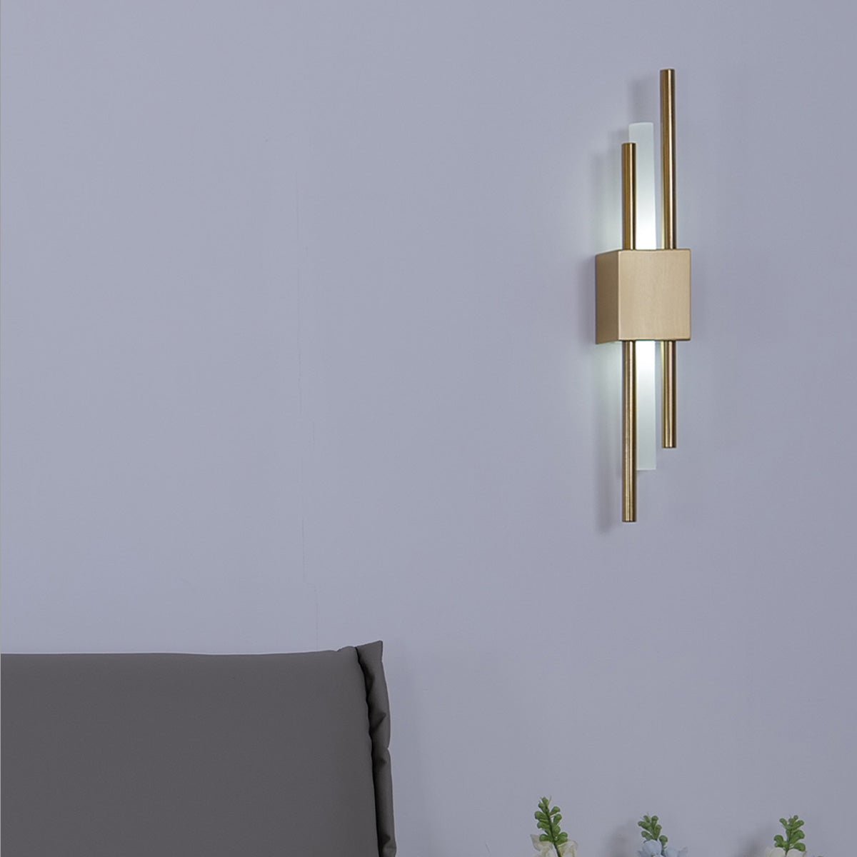 Schlichte Moderne Glas Wandleuchte | Brehn