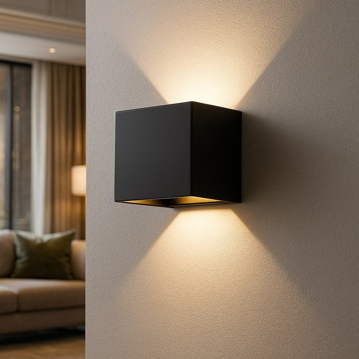 Cubic kabellose Bewegungsmelder-Wandlampe | Brehn
