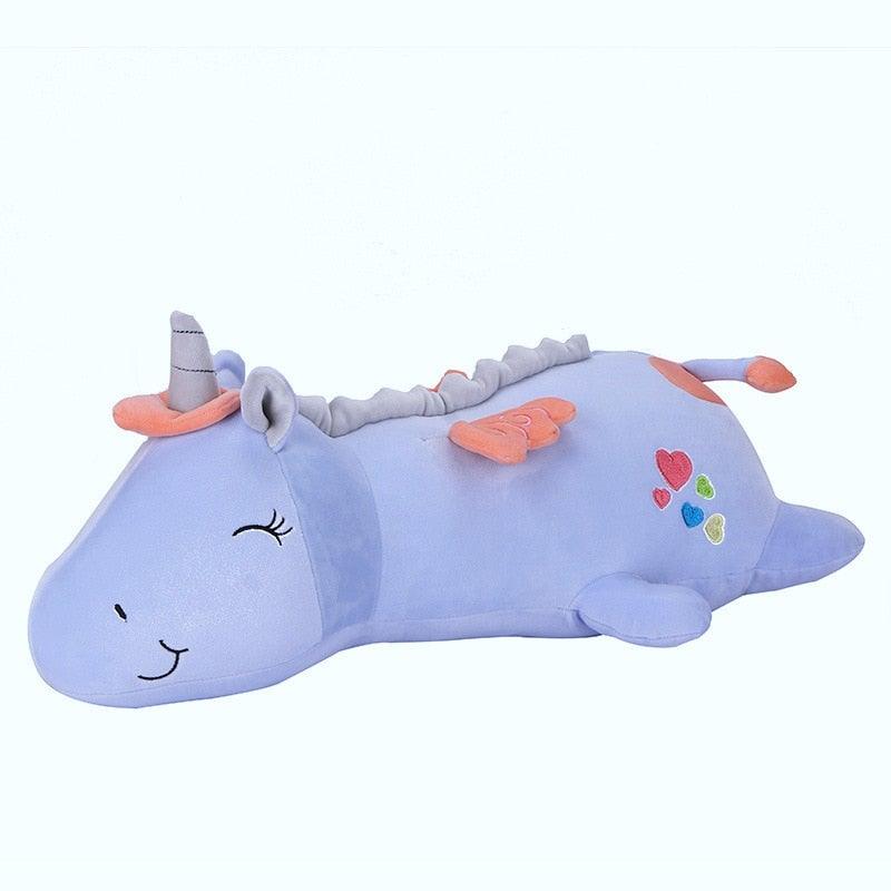 Brehn | Lunacorn iluminierte Einhorn Plüschspielzeug mit Regenbogen-LEDs für Kinder