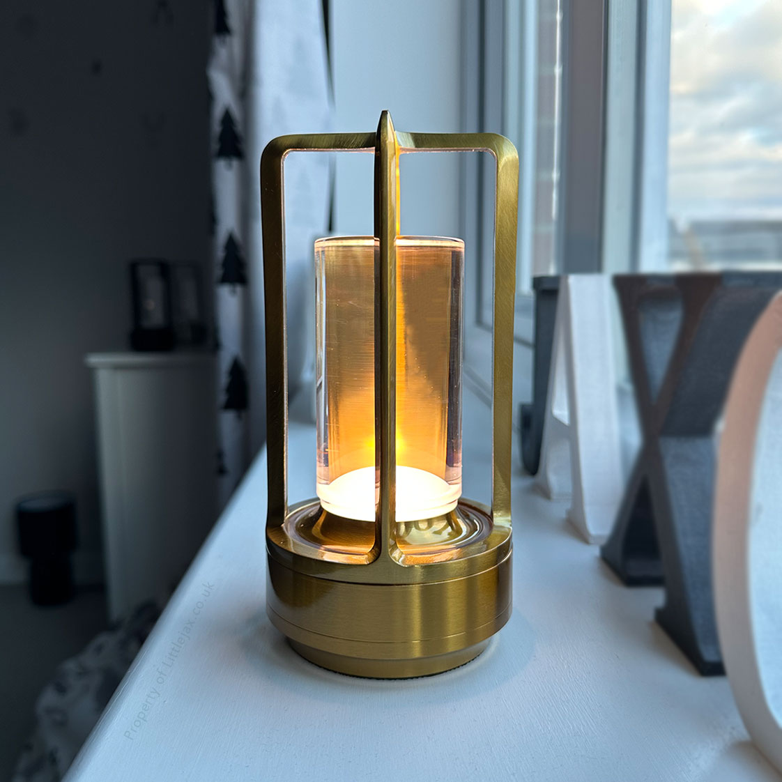 Drahtlose Vintage Laterne Tischlampe | Brehn