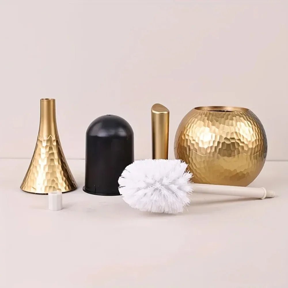GOLDENLUXE – Elegante, formschöne Toilettenbürste mit edlem Metalldesign für moderne Badezimmer