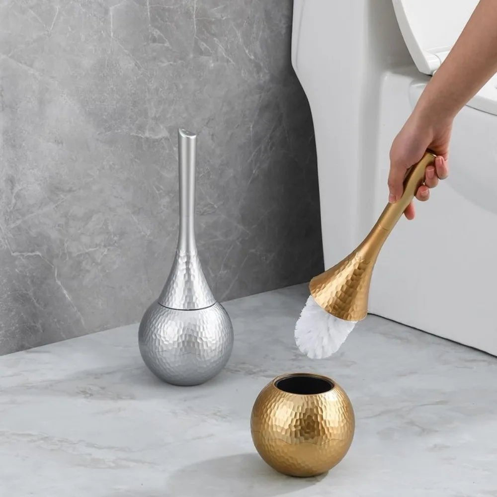 GOLDENLUXE – Elegante, formschöne Toilettenbürste mit edlem Metalldesign für moderne Badezimmer
