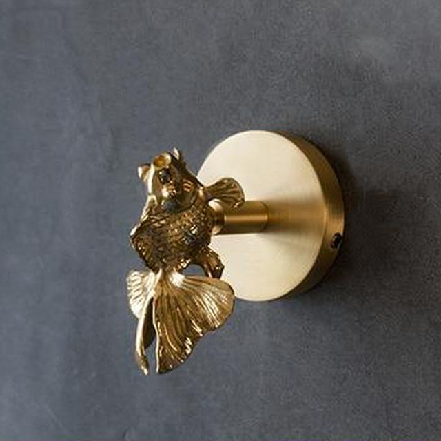 Goldene Messingwandhaken – Handgefertigte Tierdesigns für stylische Wanddekoration | Brehn