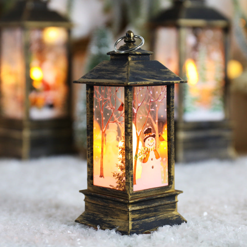 Brehn | LED-beleuchtete drehende Weihnachtslaterne