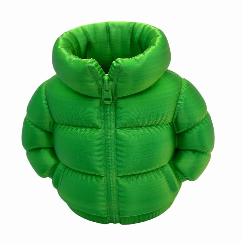 Mini Puffer Jacke Stifthalter