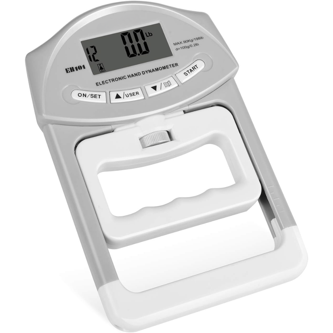 HANDPOWER PRO – Digitales Handdynamometer zur präzisen Messung der Griffkraft bis 90 kg