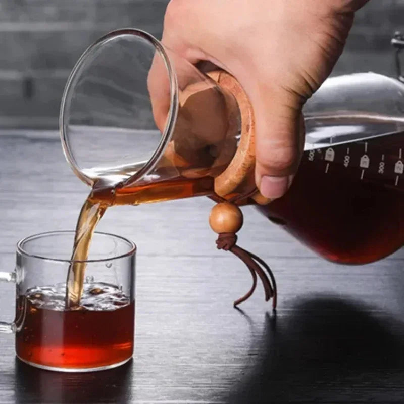 Handglas-Kaffeekanne mit Edelstahlfilter Tropfbrauereikaffe | Brehn