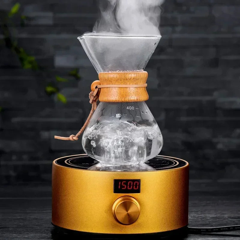 Handglas-Kaffeekanne mit Edelstahlfilter Tropfbrauereikaffe | Brehn