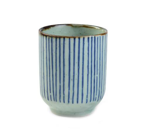 Handgemaltes Gittermuster Teetasse | Brehn