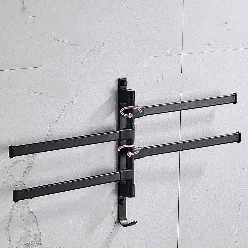 Brehn | Stilvoller Handtuchhalter - in elegantem Schwarzmetall