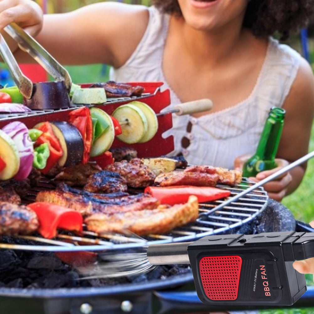 Handheld Elektrizität BBQ Ventilator Tragbarer Kochventilator für Outdoor BBQ | Brehn