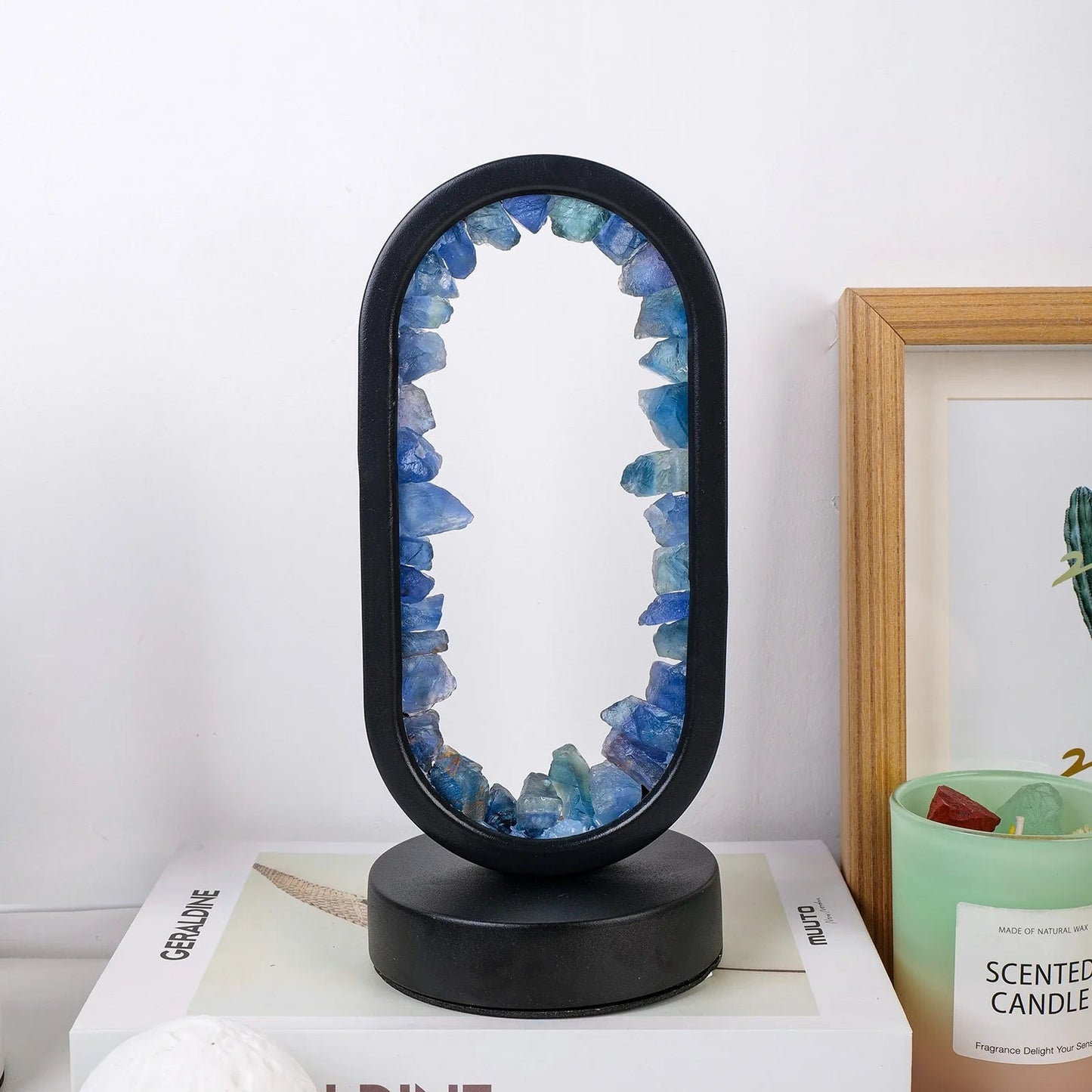 Brehn | Handgemachte Amethystlampe - Serenith