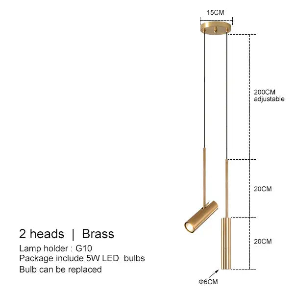 Brehn | Moderne LED Pendelleuchte Schlafzimmer
