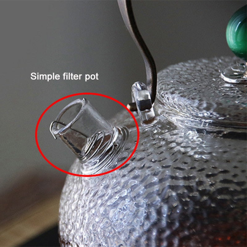 Hitzebeständige Glas Teekanne Teefilter Teeset Wasserkocher Kaffee Teekanne | Brehn