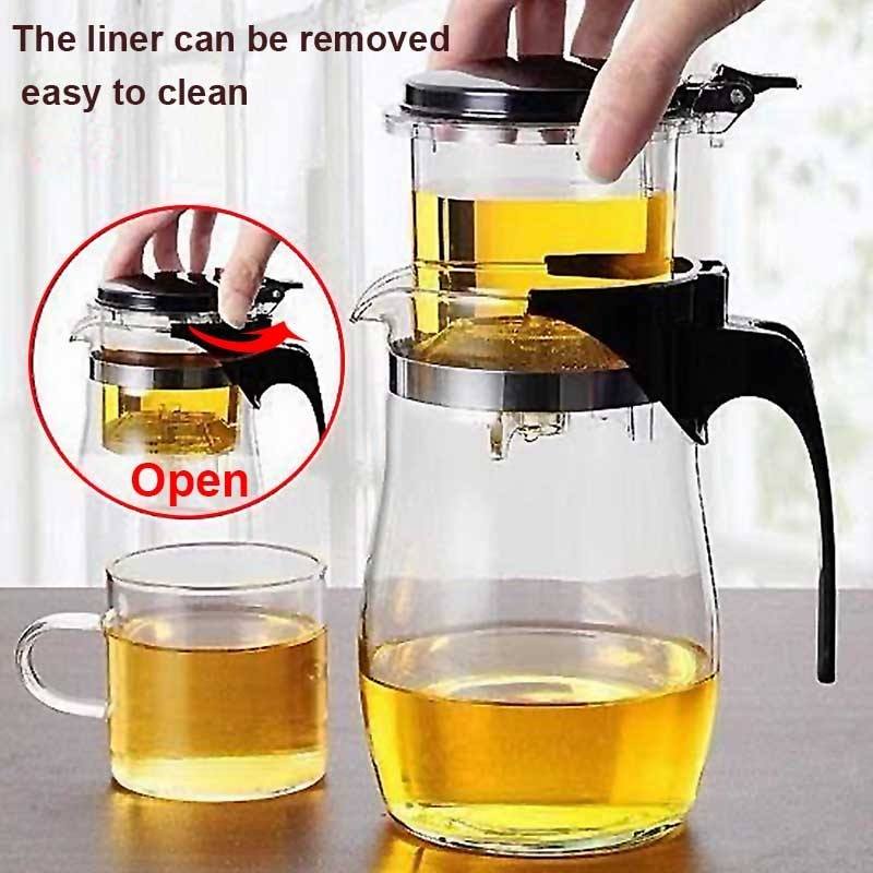 Hitzebeständige Glas Teekanne mit Teefilter Kessel Teekanne | Brehn