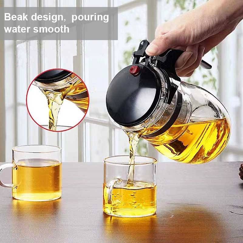 Hitzebeständige Glas Teekanne mit Teefilter Kessel Teekanne | Brehn