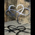 InfinityHeart Wanddekoration – Eisenskulptur mit Symbol der ewigen Liebe