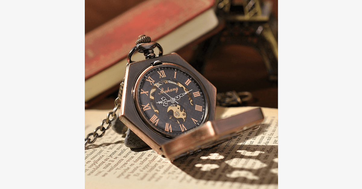 Hexlock Mechanische Taschenuhr – Zeit stilvoll erfassen