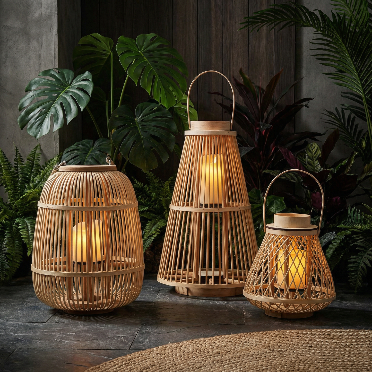 Rattan Laternen Brehn
