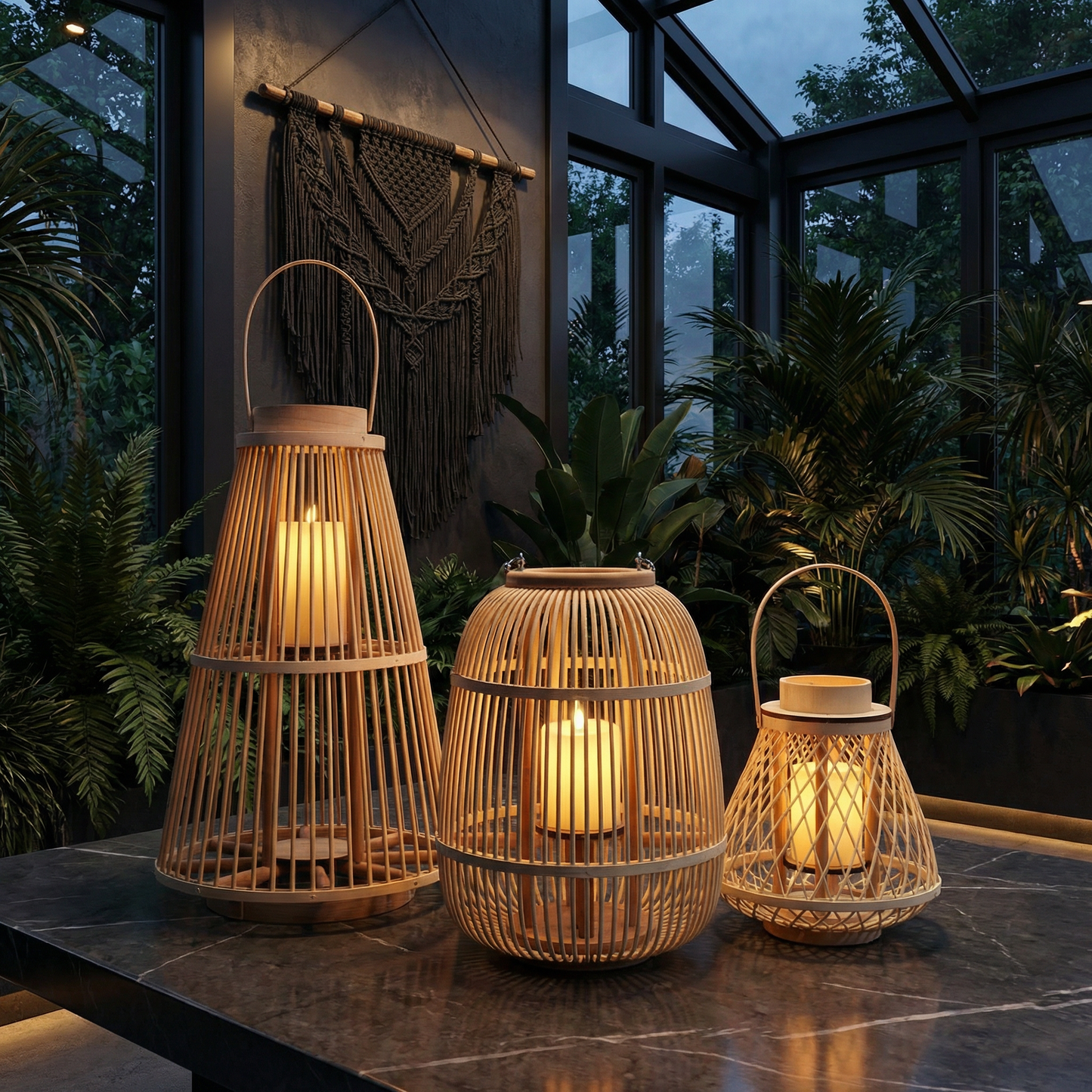 Rattan Laternen Brehn