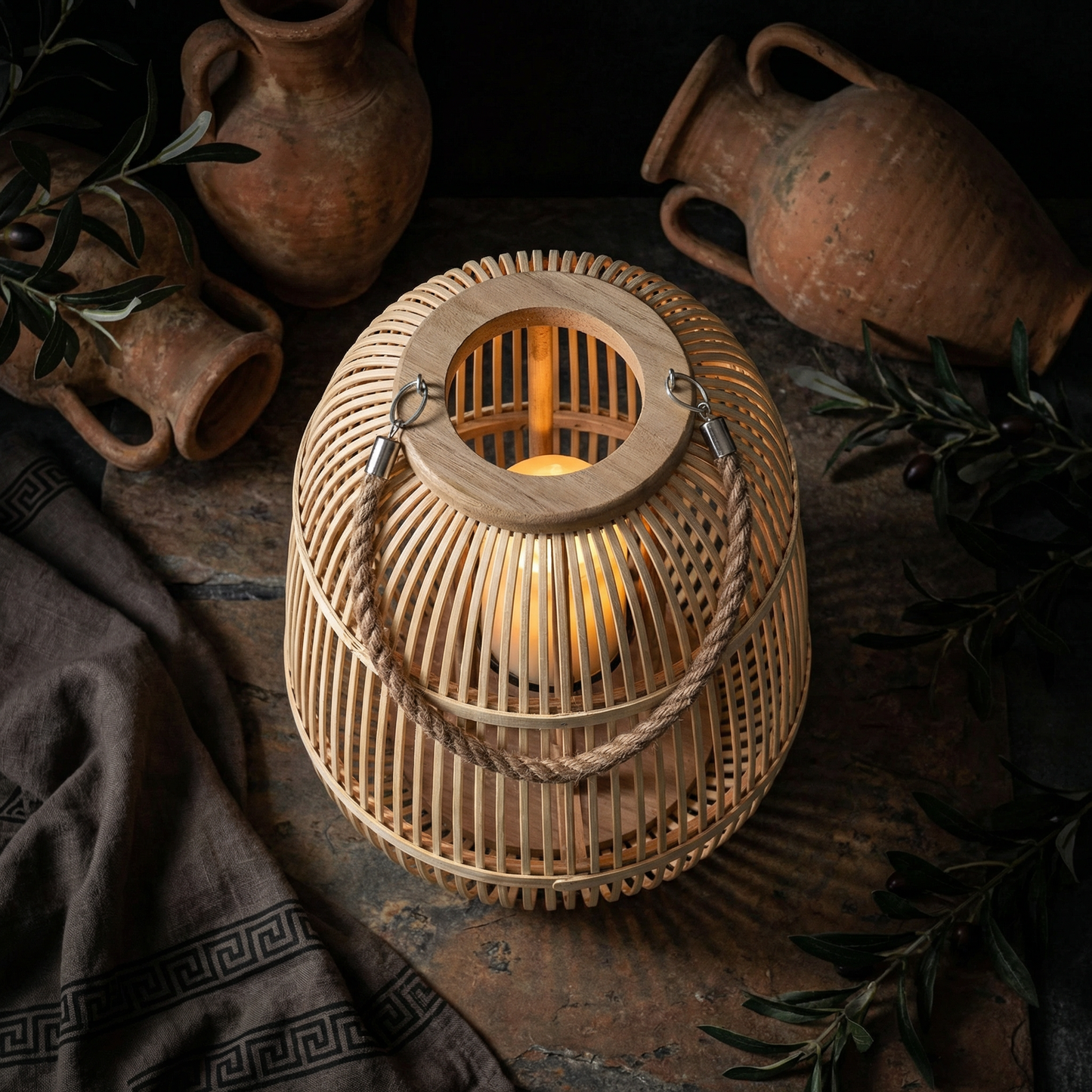Rattan Laternen Brehn