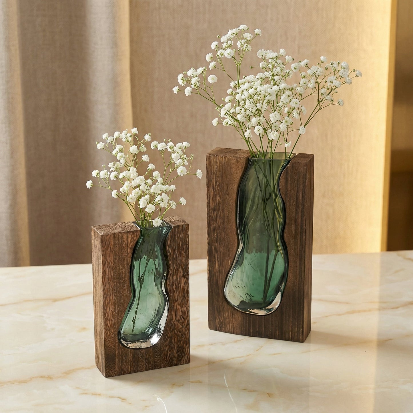 Nordische Live-Edge-Vase Brehn