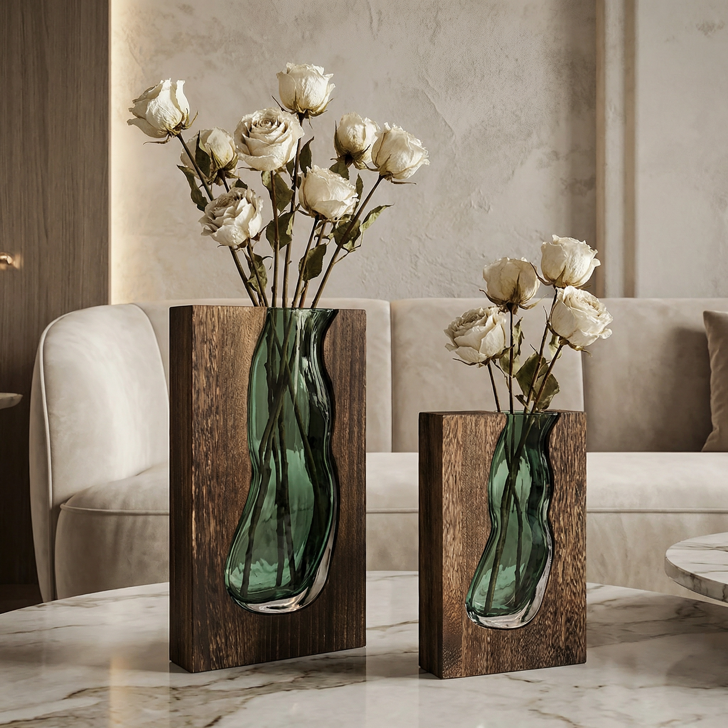 Nordische Live-Edge-Vase Brehn