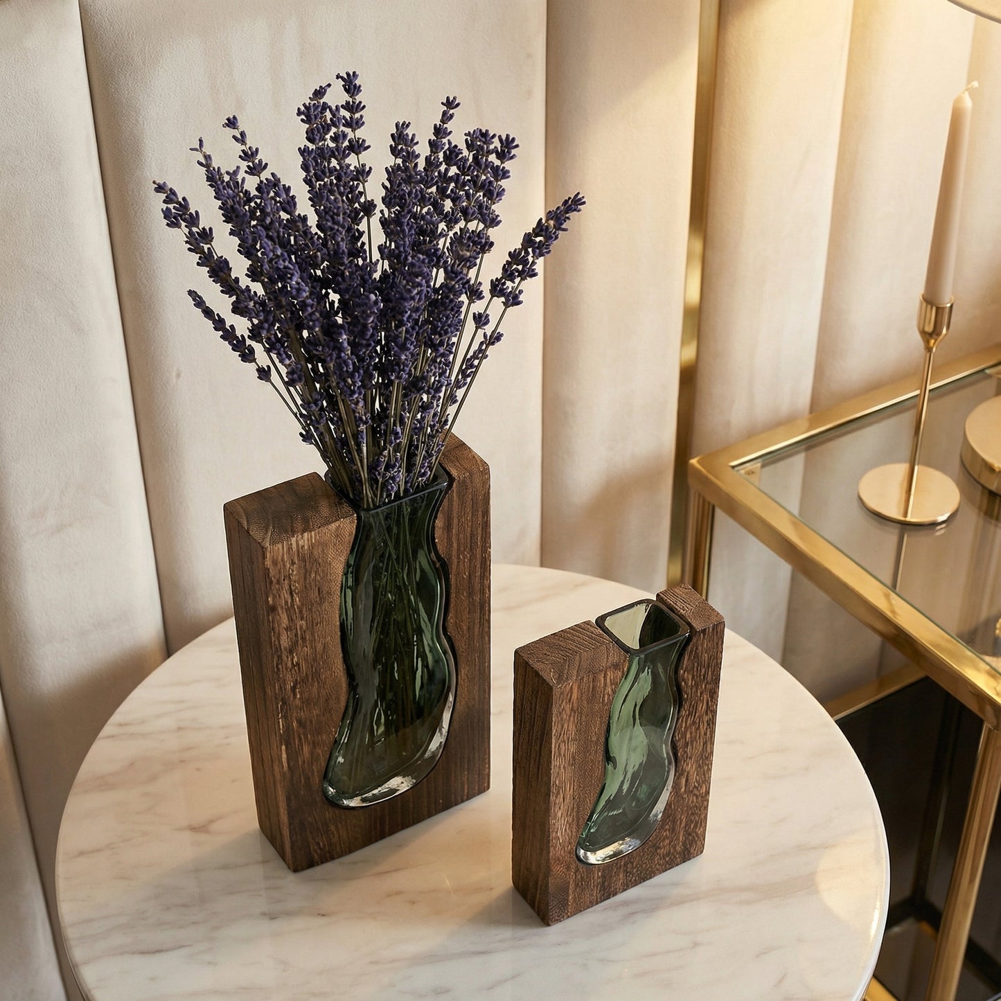 Nordische Live-Edge-Vase Brehn