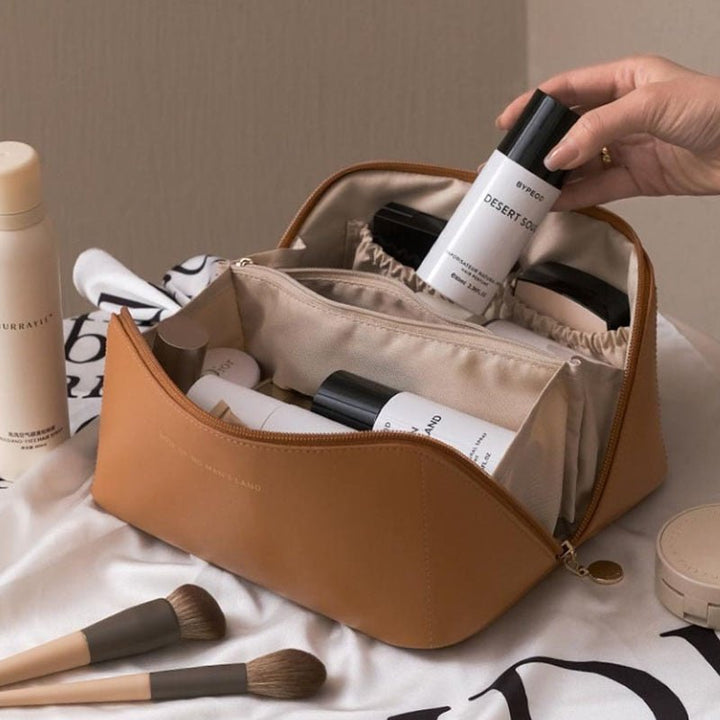 Brehn | Kosmetiktasche | Elegant und Geräumig | Praktische Aufbewahrung