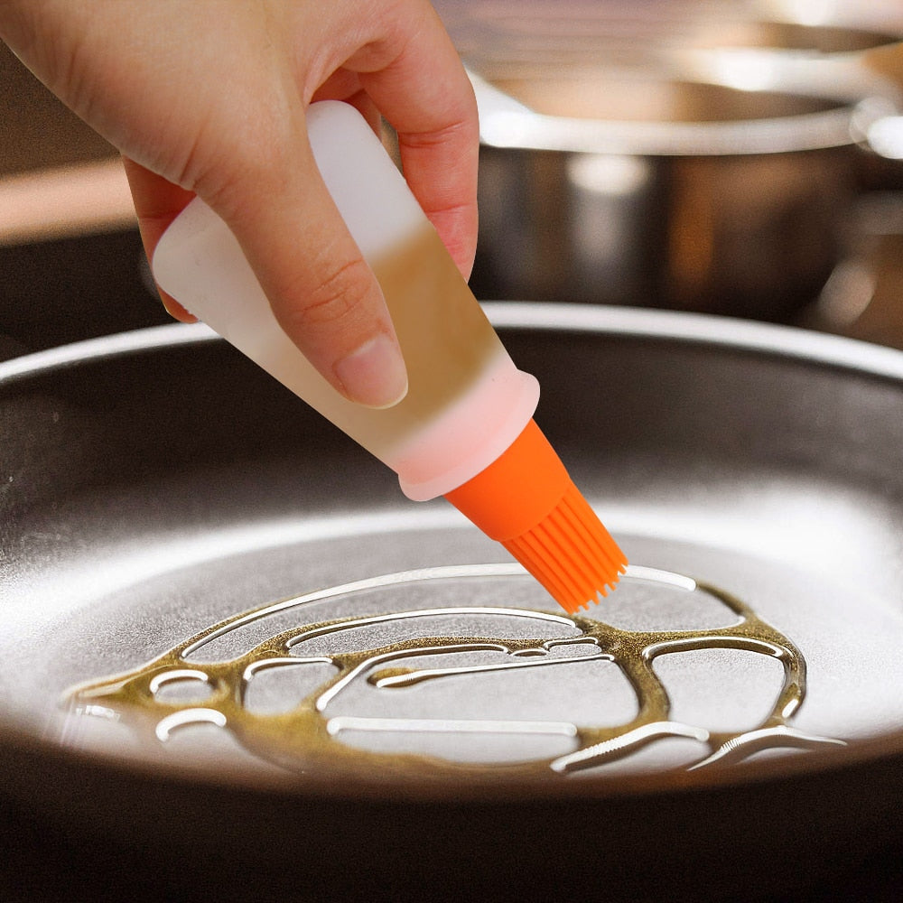 Hochtemperaturbeständige Silikonflasche Grillbürste Ölwerkzeug | Brehn