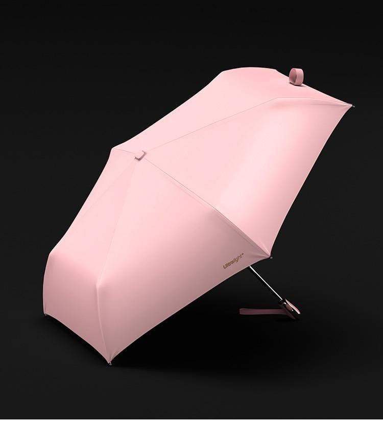 Faltbarer, windfester UV-beständiger Reiseschirm, rosa