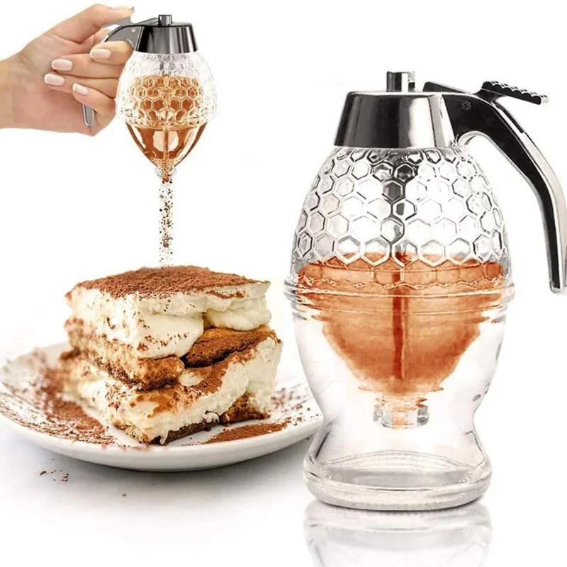 Driupfrei Honigspender mit Waben-Design – 200 ml Kunststoff | Brehn