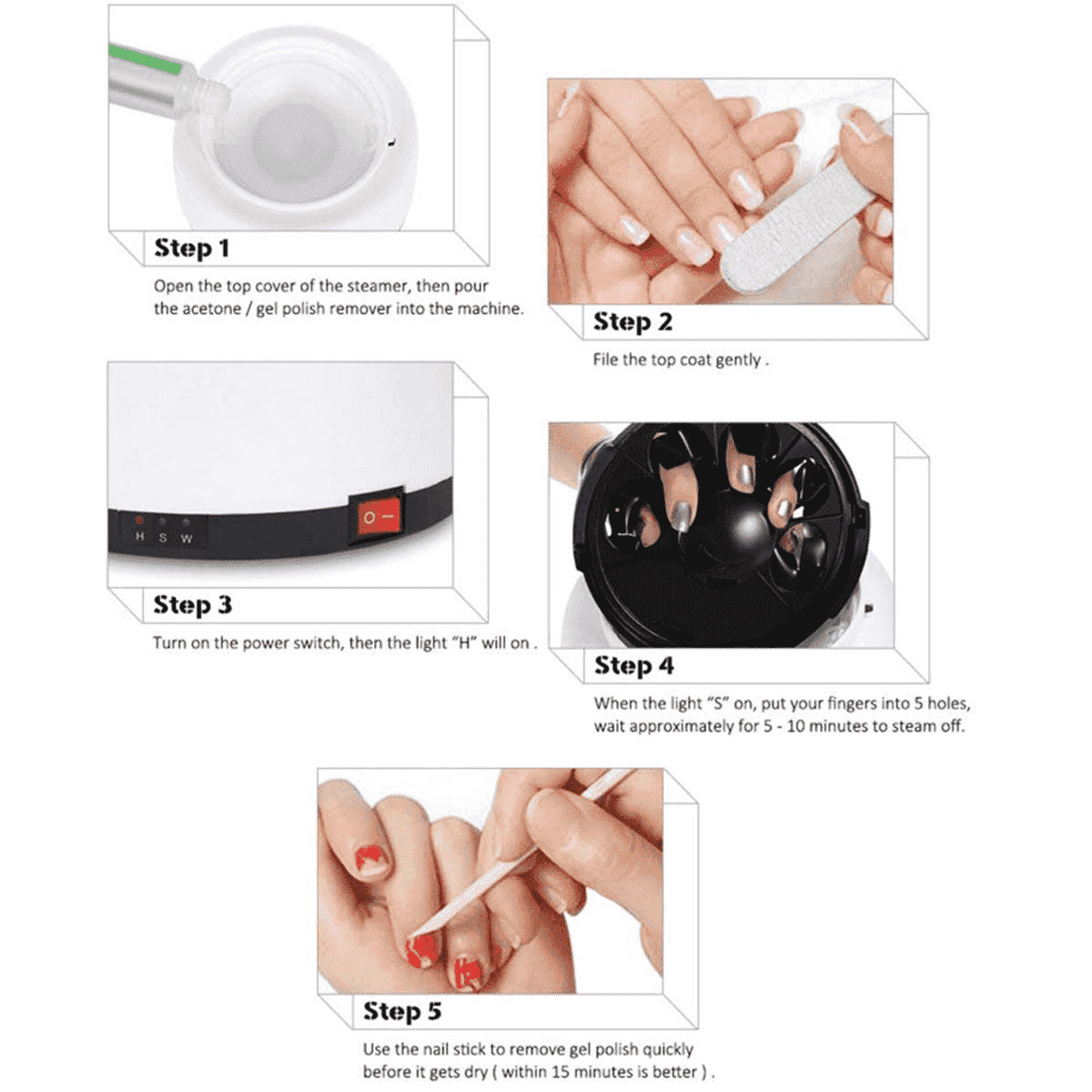 Gel Nail Polish Entferner | Brehn