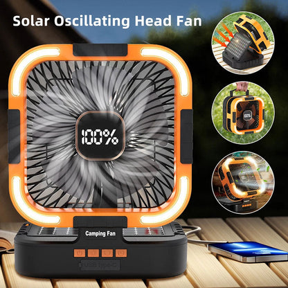 3 in 1 Solar Camping Ventilator | Brehn
