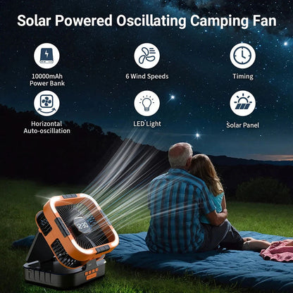 3 in 1 Solar Camping Ventilator | Brehn