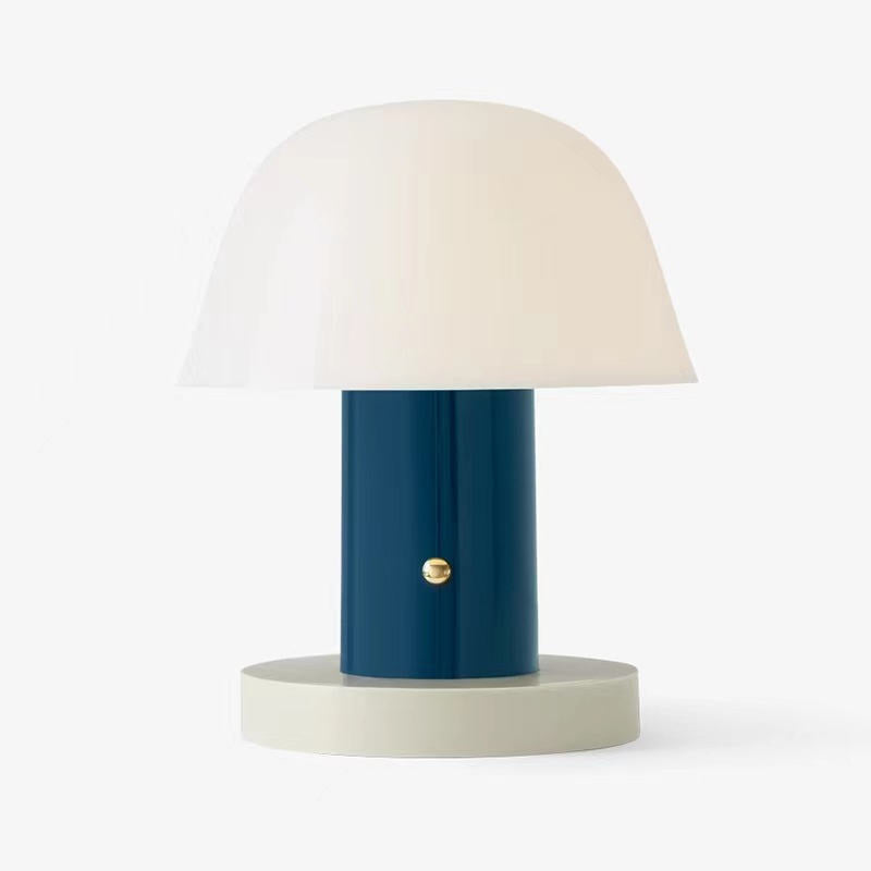 Brehn | NatureGlow Lampe - Moderne Pilz Tischlampe