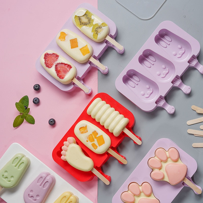 Eiscremeform Popsicle Formen mit Deckel DIY selbstgemachte Eis am Stiel Form | Brehn
